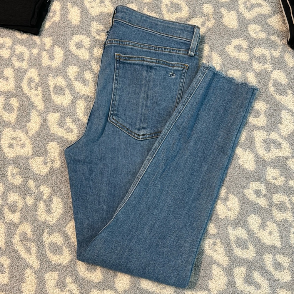 Like New Rag & Bone Mid Rise Ankle Skinny Jeans